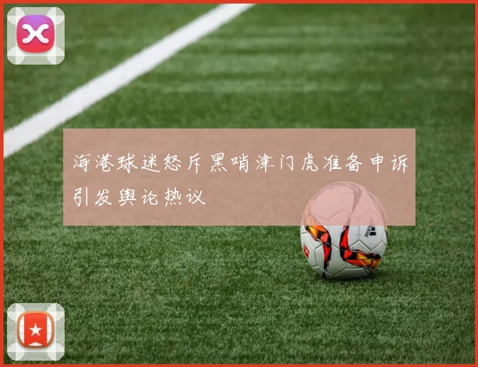 海港球迷怒斥黑哨津门虎准备申诉引发舆论热议